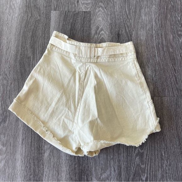 Free People NWT High-Waisted Cargo Tie Shorts - Picture 6 of 7